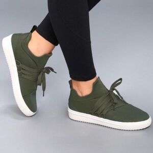 Steve Madden Forest Green High-Top Sneakers